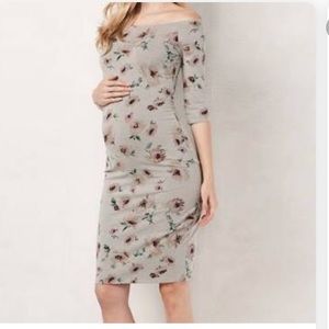 Maternity Lauren Conrad Off-the-Shoulder Dress